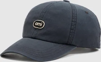 Ami Casquette Ami Patch Noir Lave