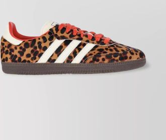 adidas animal print low top sneakers