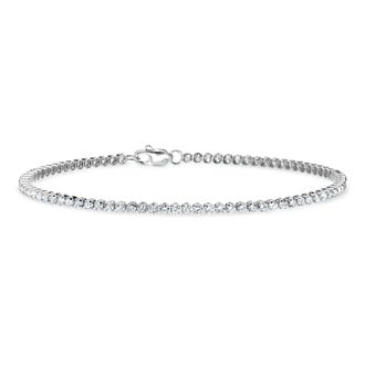 RS Pure by Ross-Simons Lab-Grown Diamond Tennis Bracelet in 14kt White Gold