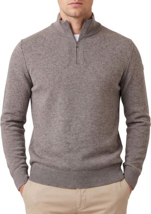 State of Art half zip trui beige gem&ecirc;leerd