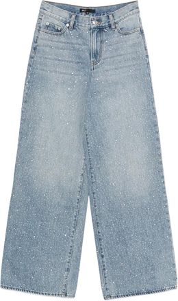 Maje Jeans dritti con decorazione - Blu