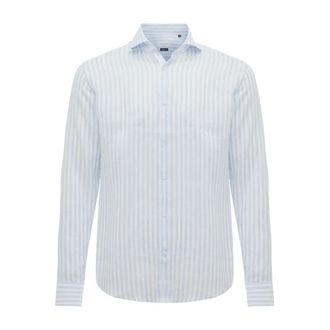 Gentiluomo Gentiluomo-Hemd - Heren - Overhemden - Blauw - Maat: XL