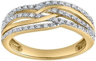 LuvMyJewelry Amoura 0.20 Ct Natural Diamond 10K Gold Ring in 10K Yellow Gold at Nordstrom, Size 7