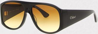 Chlo&eacute; Occhiali da sole Aviator Chlo&eacute; in acetato