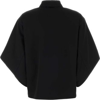 Bottega Veneta Womens Nera Shirt Black Wool