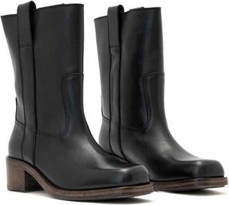 AllSaints Terri Block Heel Boot in Black at Nordstrom, Size 11Us