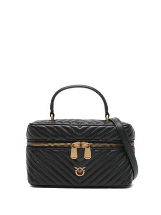 Pinko mini black tote bag - women - Polyurethane/Polyester/Calf Leather - One Size