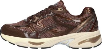 Mexx Viper Tasty Sneaker - Dames - Schoenen - Bruin - Maat: 40 EU Su&egrave;de