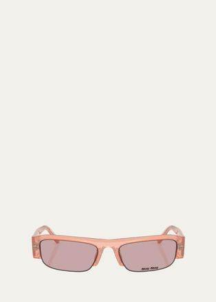 Miu Miu B07SF 54MM Rectangular Sunglasses