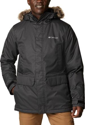 Columbia Penns Creek II Parka Jacket Mens Black Waterproof Insulated FROG630