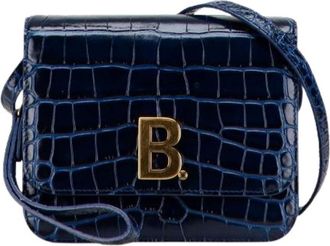 Balenciaga Pre-owned Cross Body Bags, female, Blue, Size: ONE SIZE Pre-owned Vintage Cross Body Bag