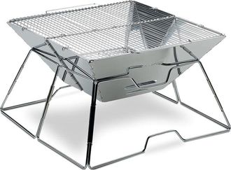 OEM Parrilla De Carb&oacute;n Port&aacute;til Plegable De Acero Inoxidable