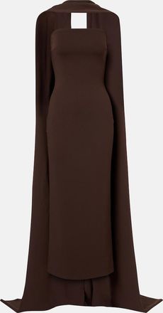 Solace London Vestido de c&oacute;ctel Martine con pa&ntilde;uelo