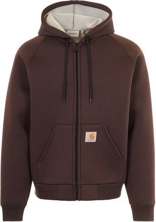 Carhartt Work in Progress Heavyweight Hooded Jacket With Adjustable Hood And Ribbed Cuffs
