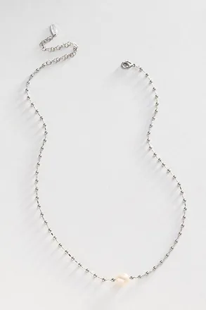 Anthropologie Pearl Solo Necklace