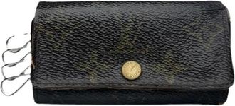 Louis Vuitton Pre-owned Accessories, female, Brown, Size: ONE SIZE Pre-owned Leather Key-Holder