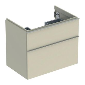 Keramag Geberit Icon Mueble Bajo Lavabo, 2 Cajones, 74x61,5x47,6 Cm