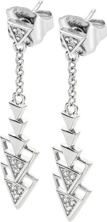 Lucy Quartermaine Art Deco Triangle Earrings in Sterling Silver at Nordstrom