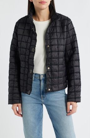CeCe by Cynthia Steffe Short Puffer Jacket in Black at Nordstrom, Size Xx-Large