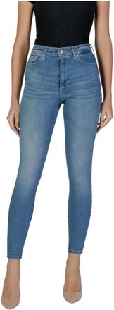 Tommy Jeans Dames, Jeans, Blauw, Maat: W24 L30 Katoen