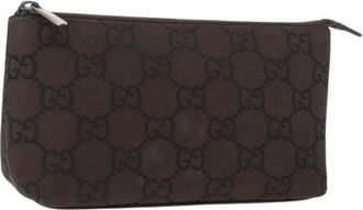 Gucci Pre-owned Clutches, female, Brown, Size: ONE SIZE Pre-owned Vintage Clutch