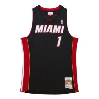 Mitchell & Ness x NBA Miami Heat Black 2012-13 Jersey Chris Bosh 1 SMJY6133-MHE12CBOBLCK