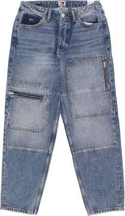 Tommy Hilfiger Cargo Denim Heren Jeans - Heren - Loose Fit Jeans - Blauw - W34 L32 - Denim - Jeans