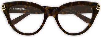 Balenciaga Bril met cat-eye montuur - Bruin