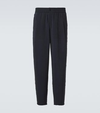 Giorgio Armani Seersucker straight pants