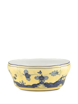 Ginori 1735 Saladekom met anjerpatroon (25,5 cm) - Geel