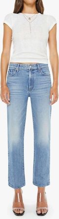 Mother Kick It Ankle Jeans In Birds Gone Wild