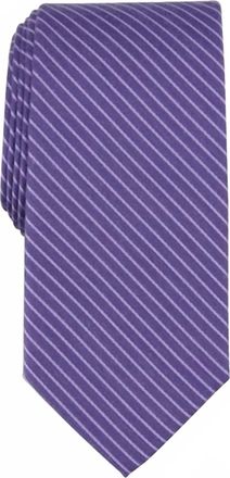 Perry Ellis Mens Pollard Stripe Tie In Purple