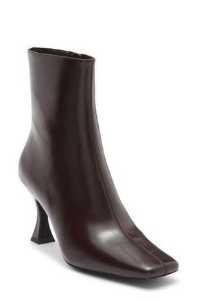 Jeffrey Campbell Chekmat Square Toe Bootie in Brown at Nordstrom Rack, Size 7.5