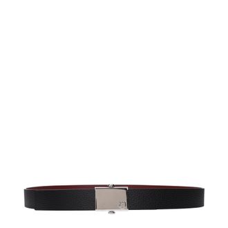 Ferragamo Herrens G&uuml;rtel Leder Schwarz/Rot