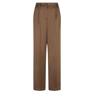 Dante6 Dames, Broeken, Bruin, Maat: XS Satijn
