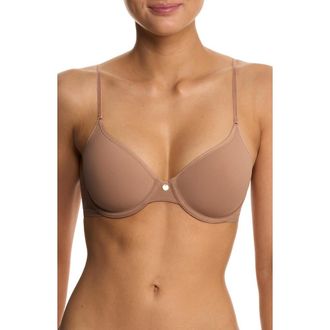 Natori Understated Underwire T-Shirt Bra in Toast at Nordstrom, Size 34Dd