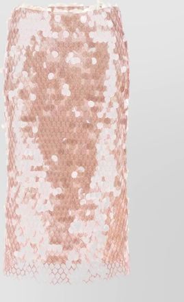 Tory Burch sequin maxi fitted skirt