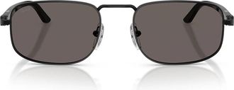 Persol Sunglasses Po1027 S 1078 B1 Black Semi Gloss/Dark Gray Unisex