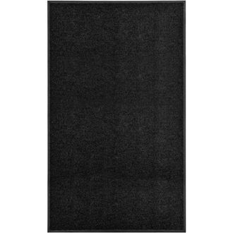 vidaXL Vidaxl - Zerbino Lavabile Nero 90x150 cm