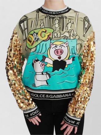 Dolce & Gabbana sequined sweatshirt