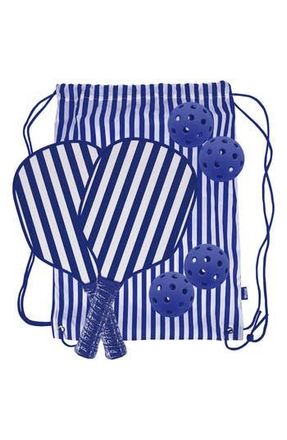 Mytagalongs Cabana Stripes Pickleball Set in Blue at Nordstrom Rack