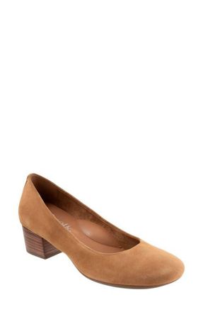 Softwalk Lynn Pump in Camel Suede at Nordstrom, Size 10.5