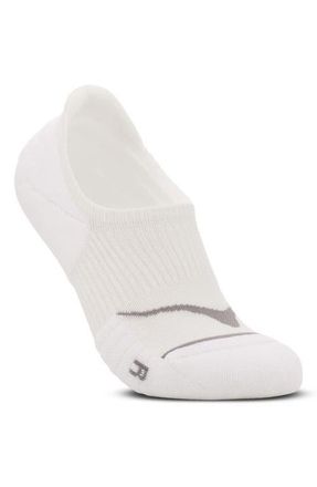 Hoka One One Invisible Assorted 3-Pack No-Show Socks in White /Stellar Grey /Black at Nordstrom, Size Large