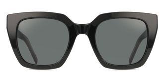 Saint Laurent SL M143 001 Womens Sunglasses Black Size 51