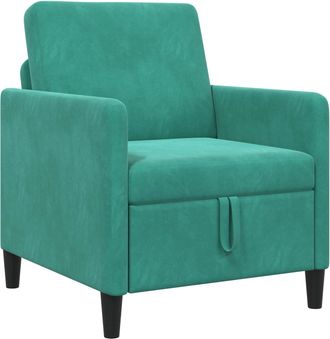 vidaXL Sof&aacute; Con Almacenamiento Tuquesa 72 X 78 X 87 Cm Poli&eacute;ster Vidaxl