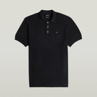 G-Star Knitted Polo - Zwart - Heren