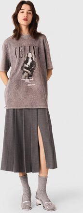 Maje X Céline Dion T-Shirt - Grey - Maje