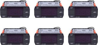 OEM 6 Termostatos Digitales Stc-3000 De 110 V-220 V Y 30 A Con Sensor Y Herramienta De Control