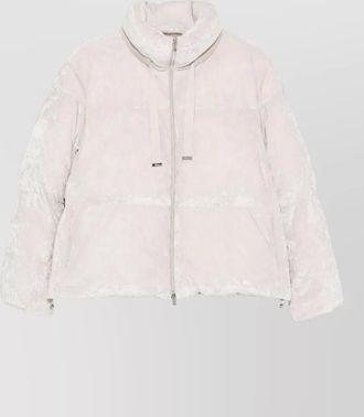 Herno velvet puffer jacket