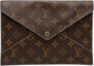 Louis Vuitton Pre-owned Clutches, female, Brown, Size: ONE SIZE Pre-owned Vintage Clutch